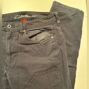 Eddie Bauer Dark Navy Straight Casual Pants